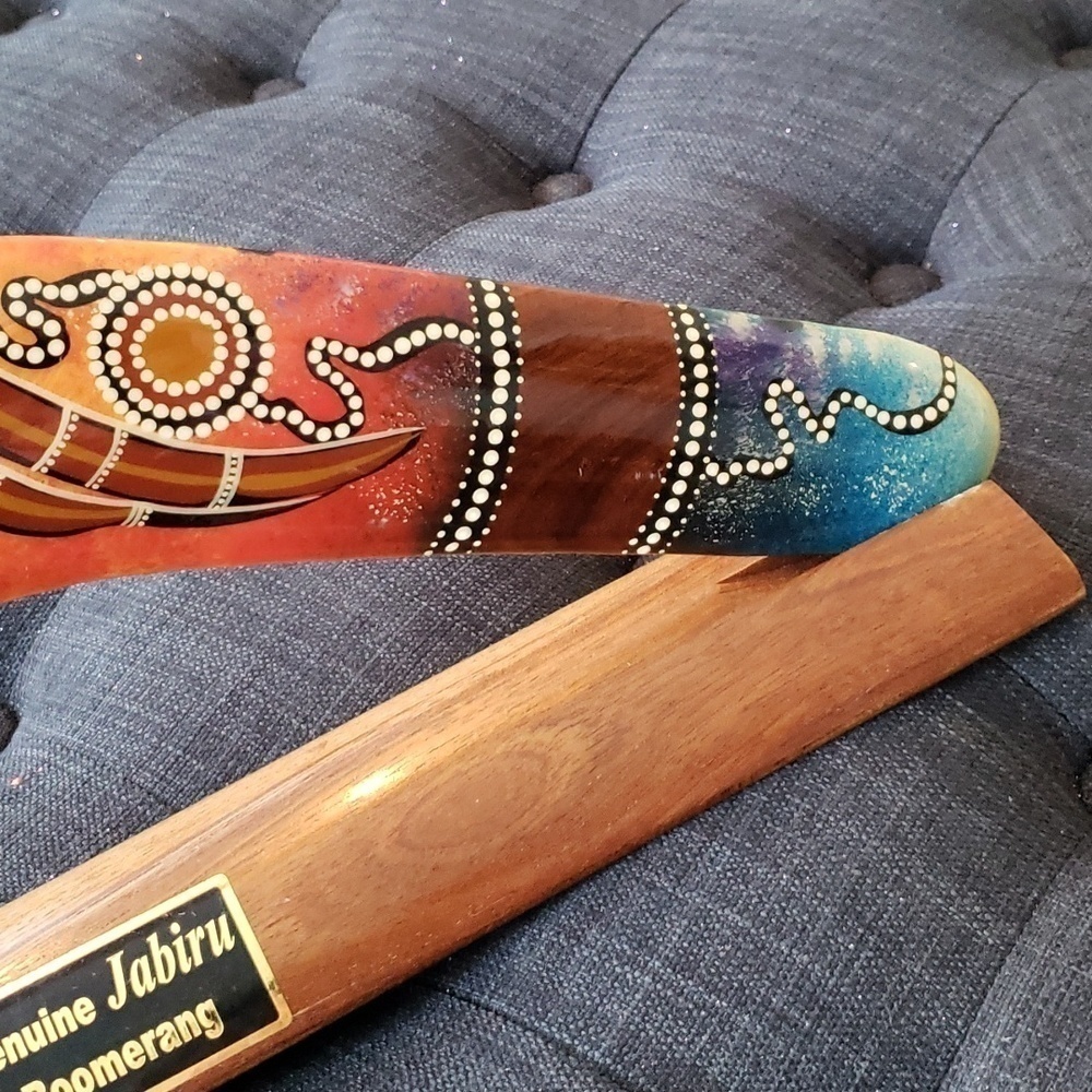 ABORIGINAL BOOMERANG - Picture 4 of 7
